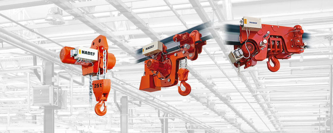 Electric Chain Hoists - HADEF Hoists, winches and cranes