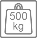 Capacity up to: 500 kg